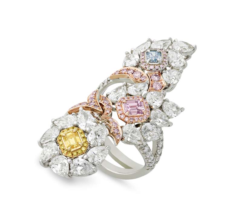 Rose gold earrings alternate